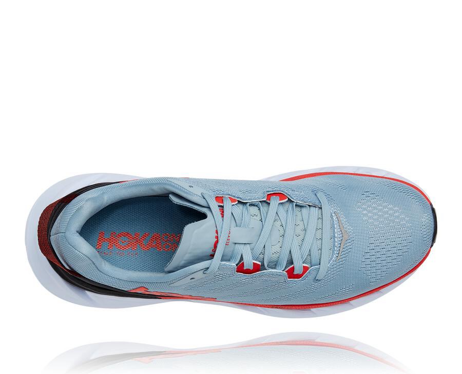 Hoka One One Running Shoes Mens Blue/White - Elevon 2 - 46098NXIZ